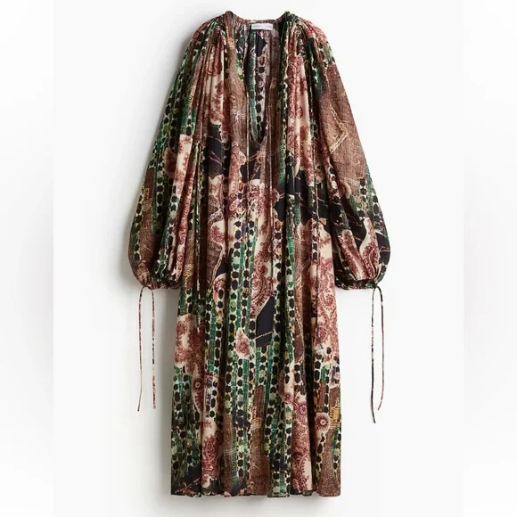 H&M Chiffon Kaftan Dress - Picture 3 of 7